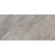 Quartz Stone Grey Matt 60cm x 120cm Wall & Floor Tile