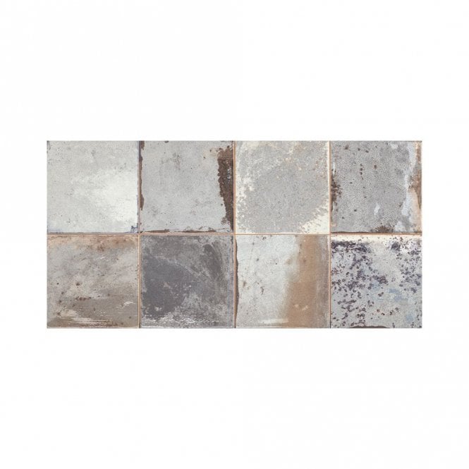 Raku Square Grey Tiles 31.6cm x 60cm Wall Tiles