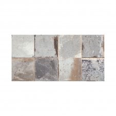 Raku Square Grey Tiles 31.6cm x 60cm Wall Tiles