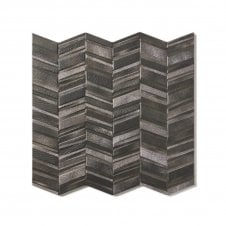 Chevron Black Decor Tile