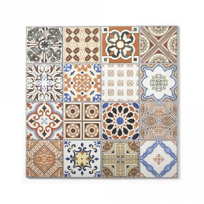 Realonda Provenza Decor 44.2cm x 44.2cm Wall & Floor Tile