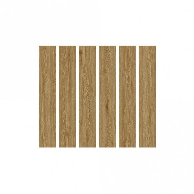 Red Chestnut 91.4cm x 15.2cm (1= 1 pack 2.5sqm) Peel and Stick Vinyl Floor Tile SOLD PER PACK