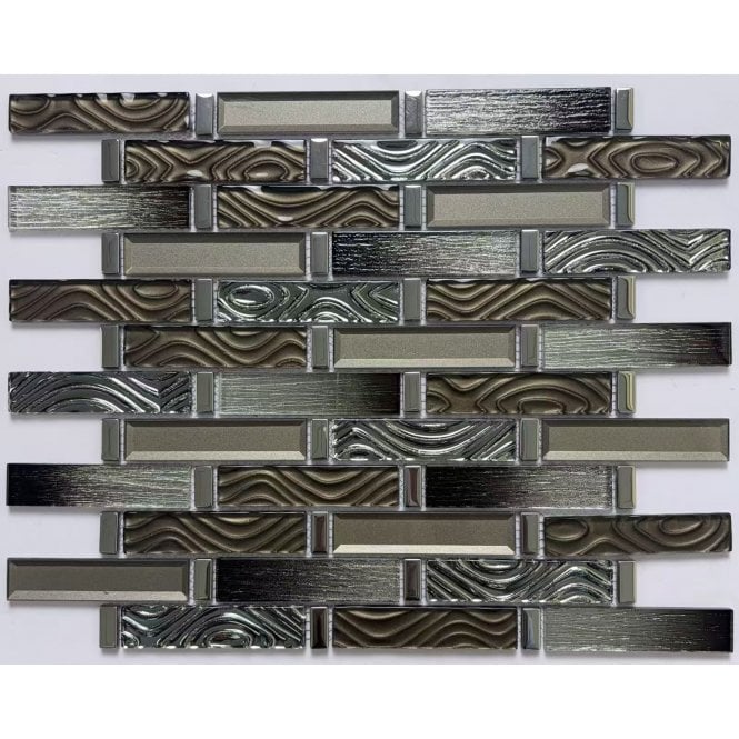 Remi Cocoa 30cm x 33.5cm Mosaic Tile