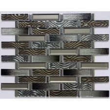 Remi Cocoa 30cm x 33.5cm Mosaic Tile