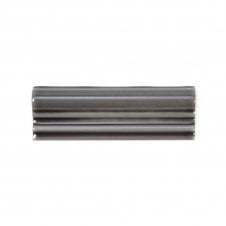 Retro Metro Charcoal Border (5cm x 15cm) Wall Tile