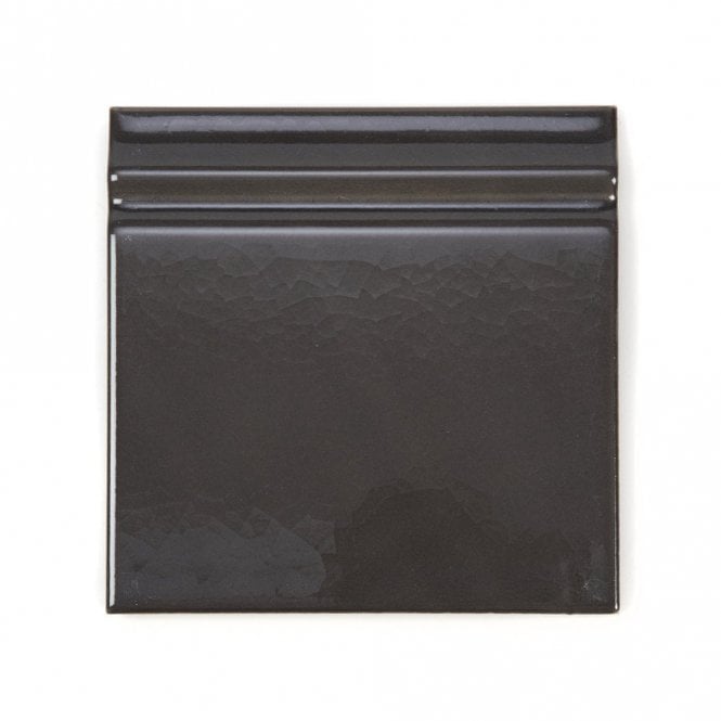 Retro Metro Charcoal Skirting (15cm x 15cm) Wall Tile