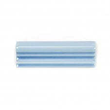 Retro Metro Mediterranean Blue Border (5cm x 15cm) Wall Tile