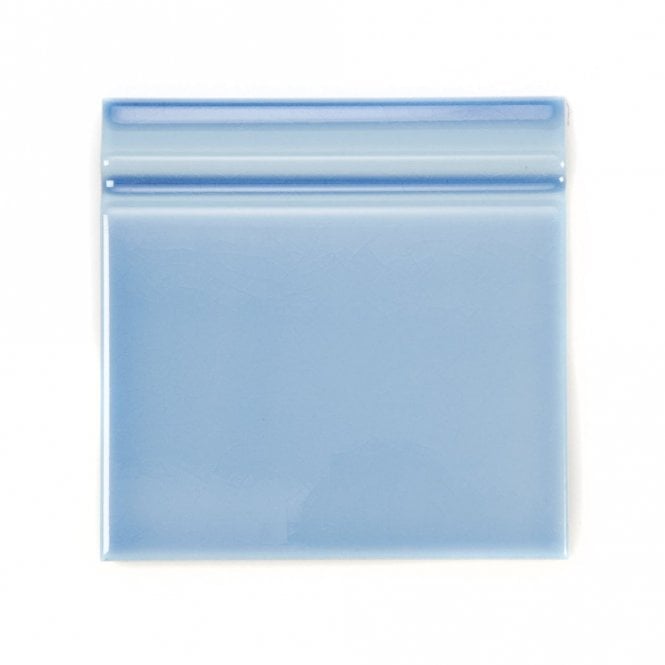 Retro Metro Mediterranean Blue Skirting (15cm x 15cm) Wall Tile