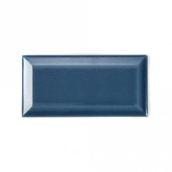 Retro Metro Ocean Blue 7.5cm x 15cm Wall Tile