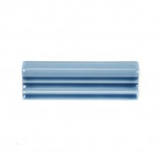 Retro Metro Ocean Blue Border (5cm x 15cm) Wall Tile