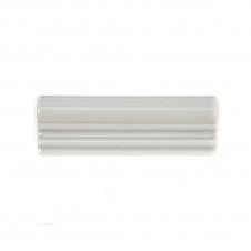 Retro Metro Silver Grey Border (5cm x 15cm) Wall Tile