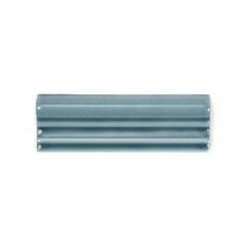 Retro Metro Steel Blue Border (5cm x 15cm) Wall Tile
