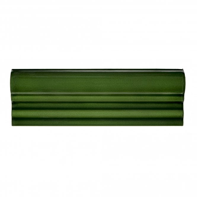 Retro Metro Victoria Green Border (5cm x 15cm) Wall Tile