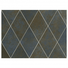 Rhombus Oxide Azul 14cm x 24cm Wall & Floor Tile