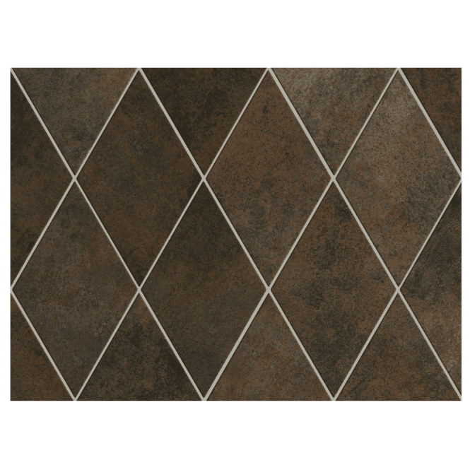 Rhombus Oxide Black 14cm x 24cm Wall & Floor Tile