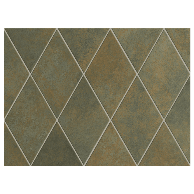 Rhombus Oxide Verde 14cm x 24cm Wall & Floor Tile