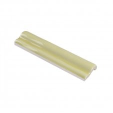 Rodin Lemon Border 4cm x 15cm Wall Tile
