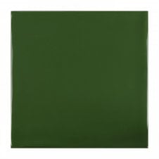 Rodin Victorian Green 15cm x 15cm Wall Tile