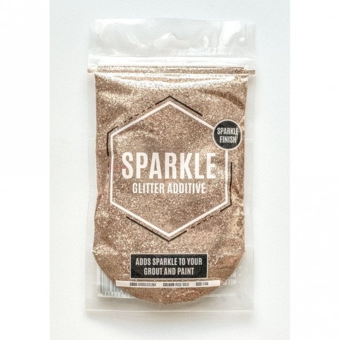 Rose Gold Sparkle Glitter Additive For Grout And Paint 100G