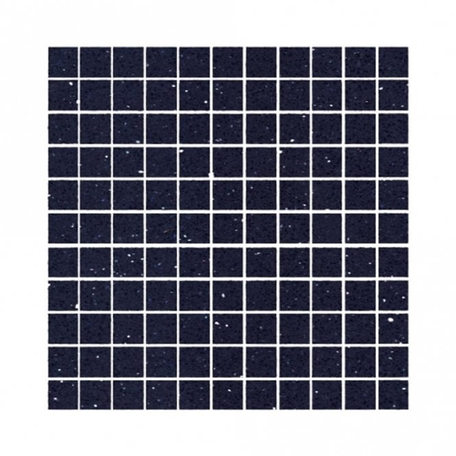 Sapphire Gulfstone Quartz Mosaic (2.5cm x 2.5cm) 30cm x 30cm Wall Tile