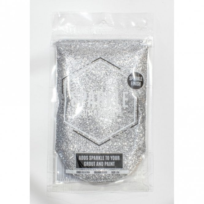 Silver Sparkle Glitter Additive For Grout And Paint 100G