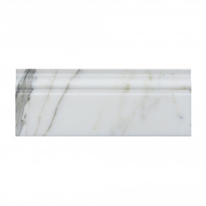 Skirting Calacatta Marble Gold 11.9cm x 30.5cm Border Tile