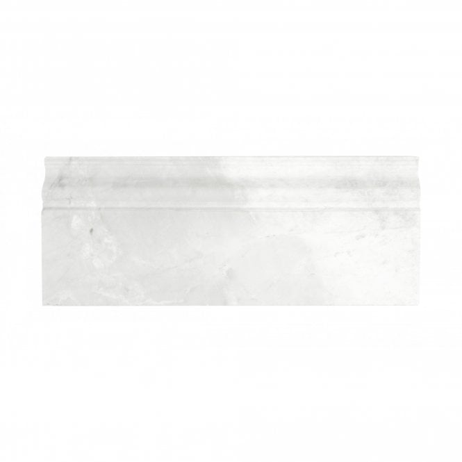 Skirting Dolomiti Marble White 11.9cm x 30.5cm Border Tile