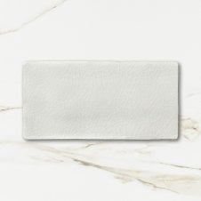 Snow Crackle Glazed 7.5cm x 15cm Wall Tile