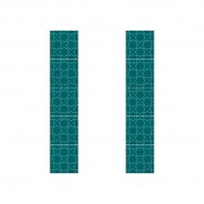 Souk Teal Fireplace 15.2cm x 15.2cm Tile Set
