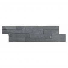 Split Face Black 10cm x 36cm Wall Tile