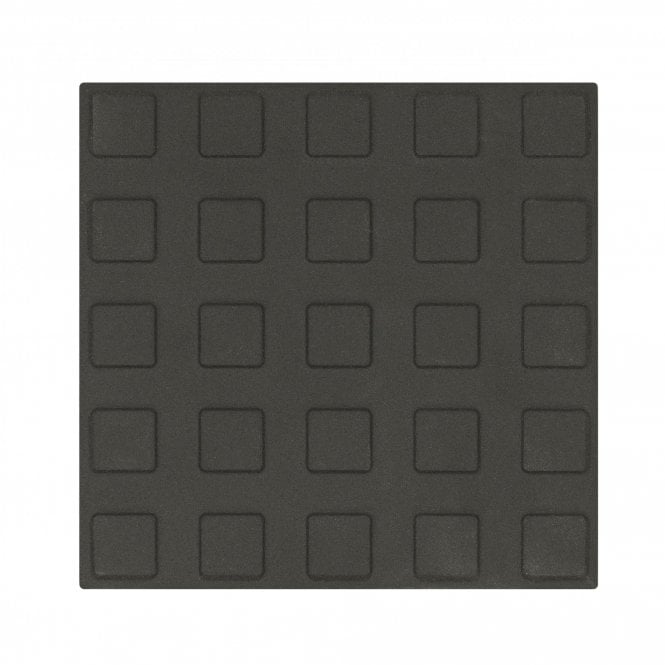Square Studs Black 14.6cm x 14.6cm Floor Tile