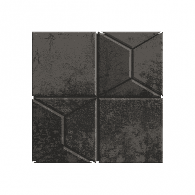 StarDust Pyramid Grey 30cm x 30cm Mosaic Tile
