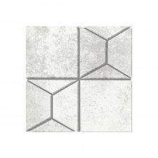 StarDust Pyramid White 30cm x 30cm Mosaic Tile