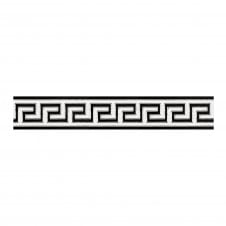 Staturio Greek Key Border 9.8cm x 60cm Wall & Floor Tile
