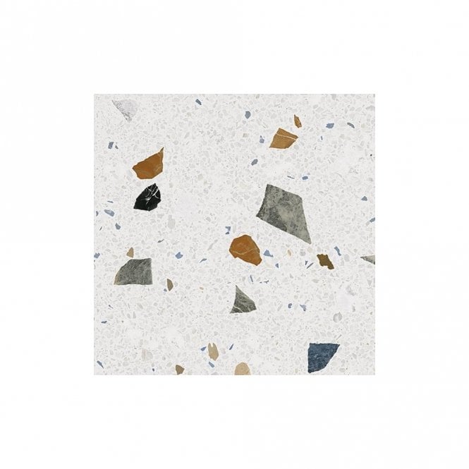 Stracciatella Ivory Terrazzo Mix 60cm x 60cm Wall & Floor Tile
