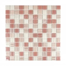 Tender Coral Mix 31.7 x 31.7cm Mosaic Tile