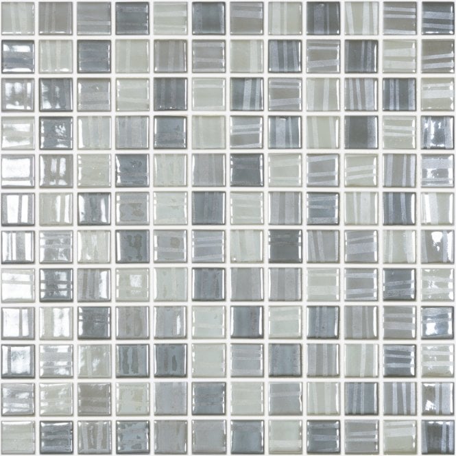 Tender Grey Mix 31.7cm x 31.7cm Mosaic Tile