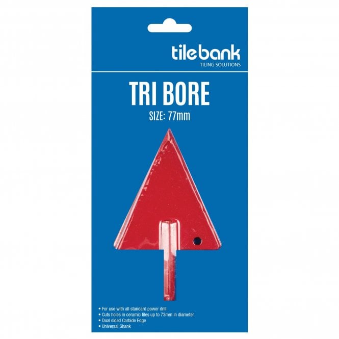 Tile Bank 77mm Tri bore Hole Cutter
