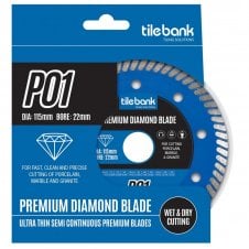 PO1 Wet and Dry Diamond Blade 115mm x 22mm