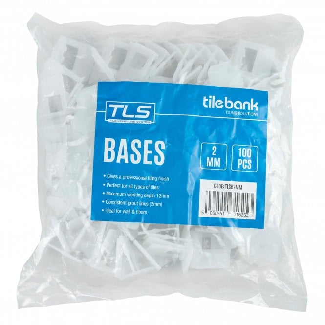 Tile Bank Tilebank TLS 2MM Bases 100Pcs