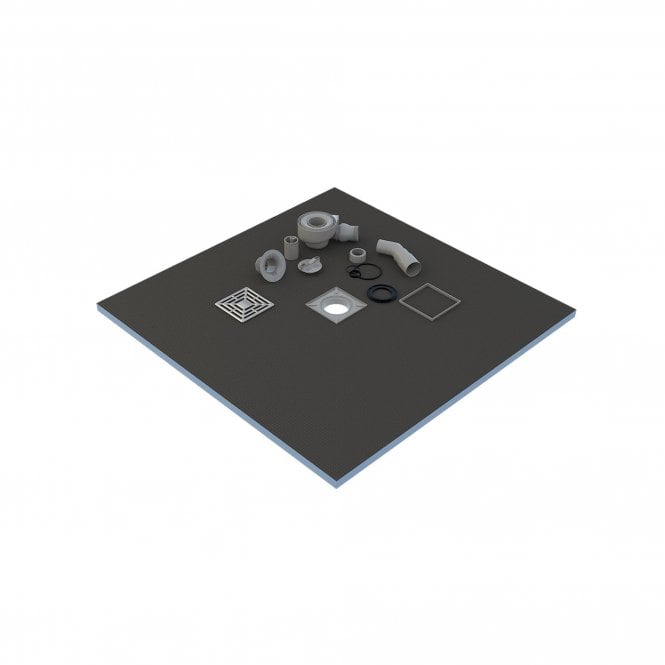 Tile Bank Wet Room Shower Tray Kit 1000mm x 1200mm Centre 20mm