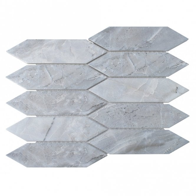Traces Light Grey Mosaic 4.8cm x 19.5cm Wall & Floor Tile