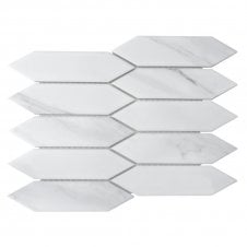 Traces Statuario Mosaic 4.8cm x 19.5cm Wall & Floor Tile