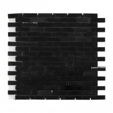 Travertine Marquina 30cm x 30cm Peel & Stick Mosaic Tile