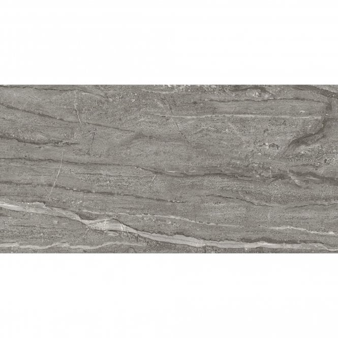 Travertino Dark Grey 25cm x 50cm Wall Tile