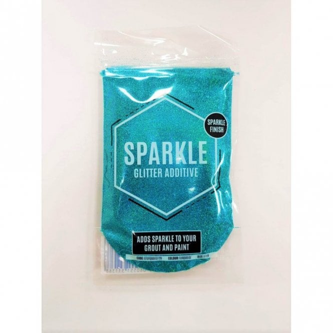 Turquoise Sparkle Glitter Additive For Grout And Paint 100G