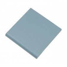 Unglazed Blue Bull Nose Quarry 9.6cm x 9.6cm Floor Tile