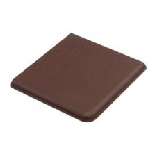 Unglazed Red Quarry Corner 9.6cm x 9.6cm Floor Tile