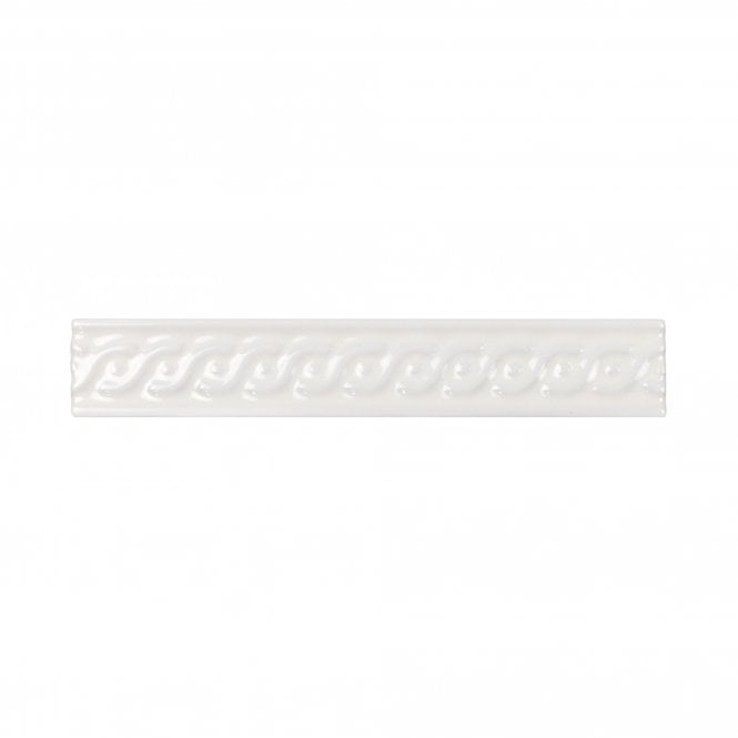 V&A Cream Serpentine Border 2.5cm X 15.2cm