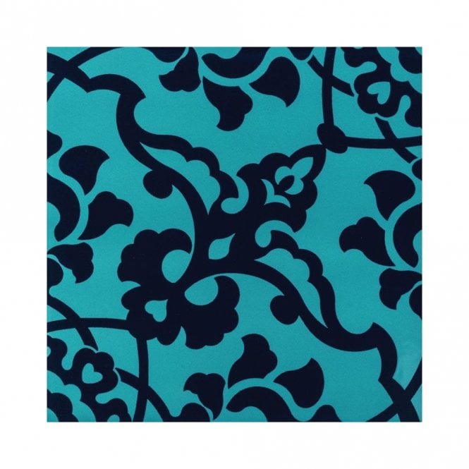 V&A Santiago Turquoise 19.8cm x 19.8cm Wall Tile Decor
